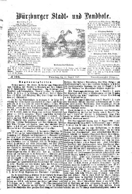 Würzburger Stadt- und Landbote Dienstag 15. August 1876