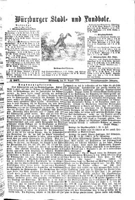 Würzburger Stadt- und Landbote Mittwoch 30. August 1876