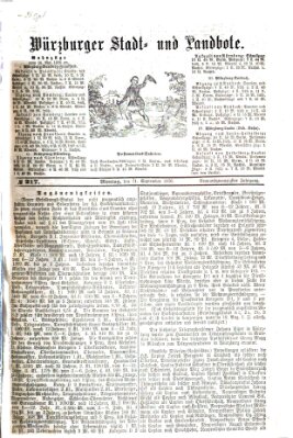 Würzburger Stadt- und Landbote Montag 11. September 1876