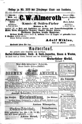 Würzburger Stadt- und Landbote Samstag 16. September 1876