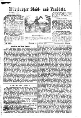 Würzburger Stadt- und Landbote Montag 16. Oktober 1876