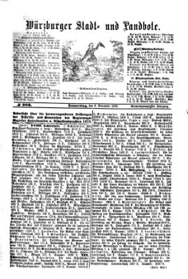 Würzburger Stadt- und Landbote Donnerstag 2. November 1876