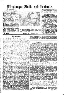 Würzburger Stadt- und Landbote Montag 6. November 1876