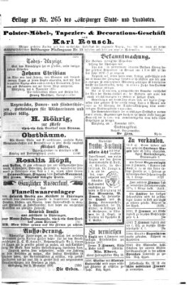 Würzburger Stadt- und Landbote Montag 6. November 1876