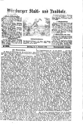 Würzburger Stadt- und Landbote Freitag 10. November 1876