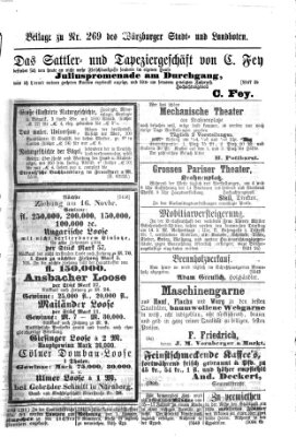 Würzburger Stadt- und Landbote Freitag 10. November 1876