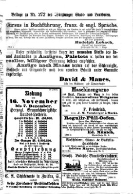 Würzburger Stadt- und Landbote Dienstag 14. November 1876