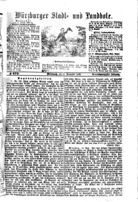 Würzburger Stadt- und Landbote Mittwoch 15. November 1876