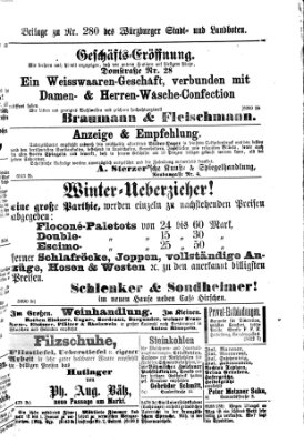 Würzburger Stadt- und Landbote Donnerstag 23. November 1876