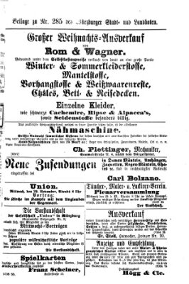 Würzburger Stadt- und Landbote Mittwoch 29. November 1876