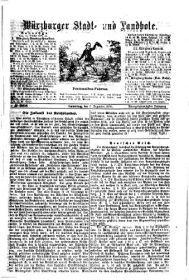 Würzburger Stadt- und Landbote Samstag 2. Dezember 1876