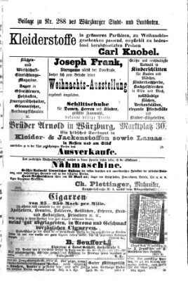 Würzburger Stadt- und Landbote Samstag 2. Dezember 1876