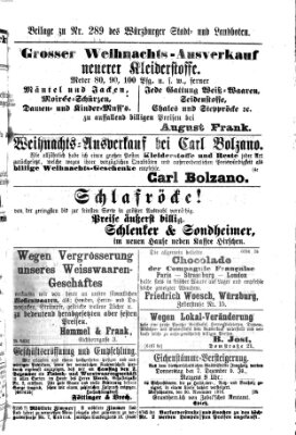 Würzburger Stadt- und Landbote Montag 4. Dezember 1876