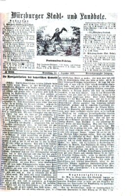 Würzburger Stadt- und Landbote Dienstag 5. Dezember 1876