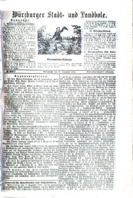 Würzburger Stadt- und Landbote Mittwoch 13. Dezember 1876