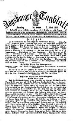 Augsburger Tagblatt Sonntag 7. Mai 1876