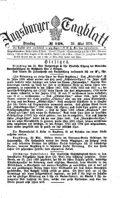 Augsburger Tagblatt Dienstag 30. Mai 1876