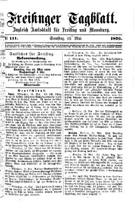 Freisinger Tagblatt (Freisinger Wochenblatt) Samstag 13. Mai 1876