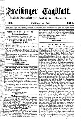 Freisinger Tagblatt (Freisinger Wochenblatt) Sonntag 14. Mai 1876