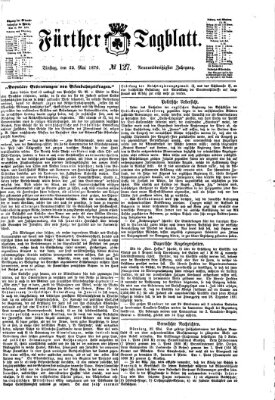 Fürther Tagblatt Dienstag 23. Mai 1876