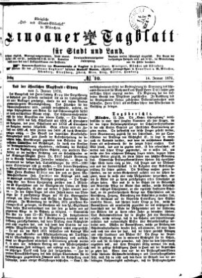 Lindauer Tagblatt für Stadt und Land Freitag 14. Januar 1876