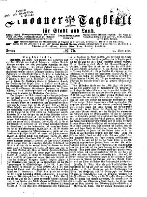 Lindauer Tagblatt für Stadt und Land Freitag 24. März 1876