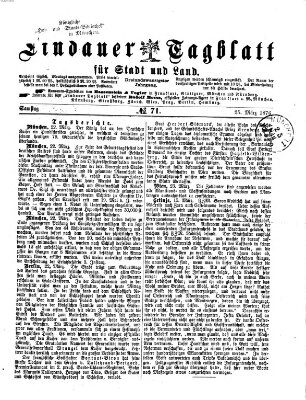 Lindauer Tagblatt für Stadt und Land Samstag 25. März 1876