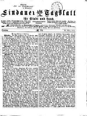 Lindauer Tagblatt für Stadt und Land Sonntag 26. März 1876