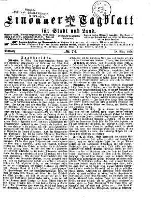 Lindauer Tagblatt für Stadt und Land Mittwoch 29. März 1876