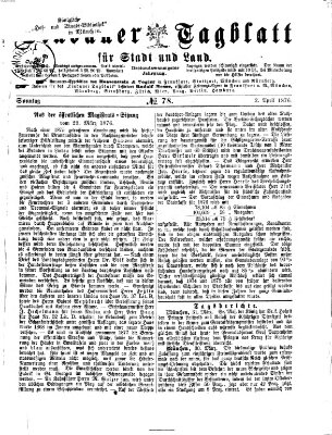 Lindauer Tagblatt für Stadt und Land Sonntag 2. April 1876