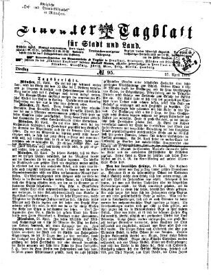 Lindauer Tagblatt für Stadt und Land Dienstag 25. April 1876