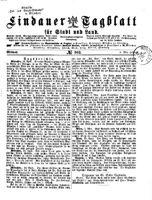 Lindauer Tagblatt für Stadt und Land Mittwoch 3. Mai 1876