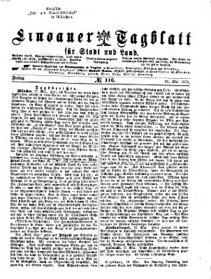 Lindauer Tagblatt für Stadt und Land Freitag 19. Mai 1876