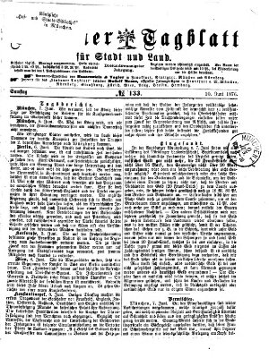 Lindauer Tagblatt für Stadt und Land Samstag 10. Juni 1876