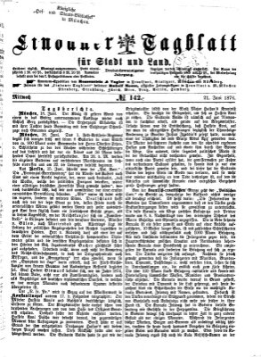 Lindauer Tagblatt für Stadt und Land Mittwoch 21. Juni 1876