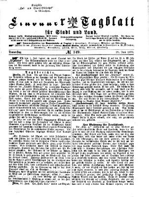 Lindauer Tagblatt für Stadt und Land Donnerstag 29. Juni 1876