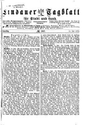 Lindauer Tagblatt für Stadt und Land Donnerstag 13. Juli 1876