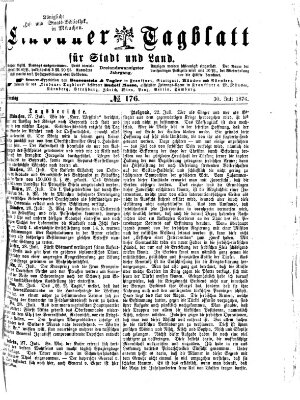 Lindauer Tagblatt für Stadt und Land Sonntag 30. Juli 1876