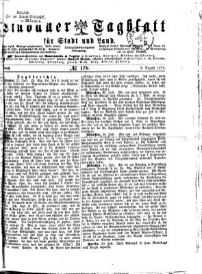 Lindauer Tagblatt für Stadt und Land Mittwoch 2. August 1876