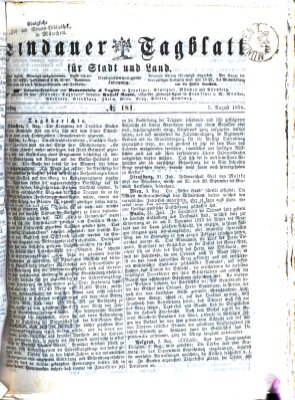 Lindauer Tagblatt für Stadt und Land Samstag 5. August 1876