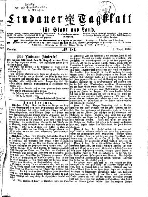 Lindauer Tagblatt für Stadt und Land Sonntag 6. August 1876