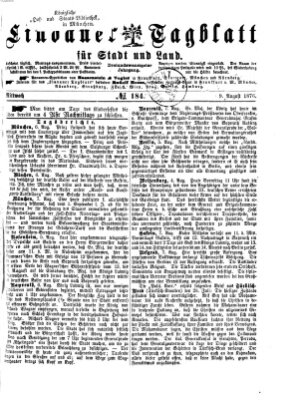 Lindauer Tagblatt für Stadt und Land Mittwoch 9. August 1876