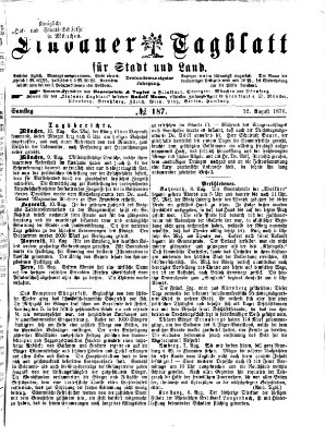 Lindauer Tagblatt für Stadt und Land Samstag 12. August 1876