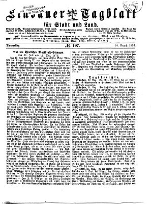 Lindauer Tagblatt für Stadt und Land Donnerstag 24. August 1876