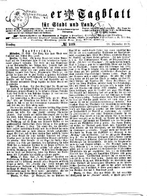 Lindauer Tagblatt für Stadt und Land Dienstag 19. September 1876