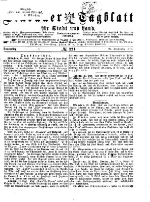 Lindauer Tagblatt für Stadt und Land Donnerstag 21. September 1876