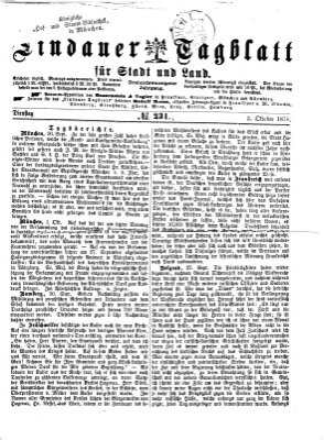 Lindauer Tagblatt für Stadt und Land Dienstag 3. Oktober 1876