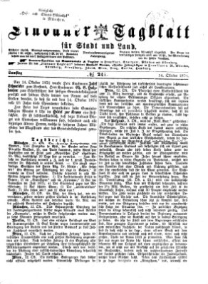 Lindauer Tagblatt für Stadt und Land Samstag 14. Oktober 1876