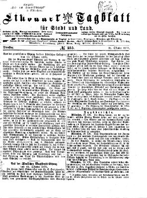 Lindauer Tagblatt für Stadt und Land Dienstag 31. Oktober 1876