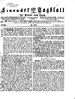 Lindauer Tagblatt für Stadt und Land Samstag 2. Dezember 1876